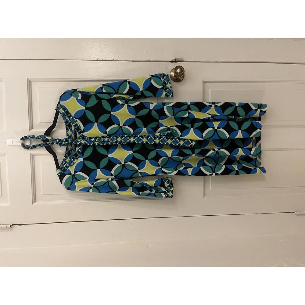 Banana Republic Women's Midi Dress with Bold Geometric Pattern